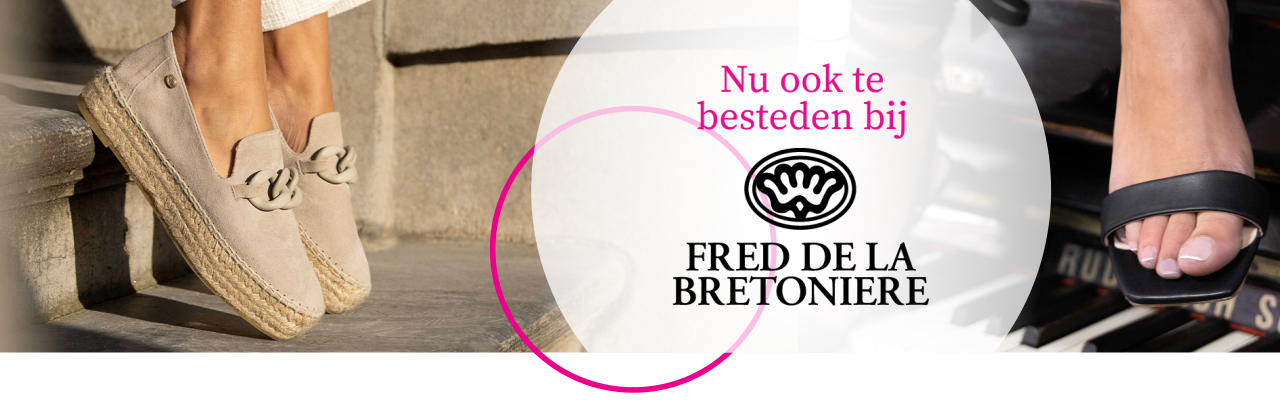 Besteed je fashioncheque vanaf nu ook bij Fred de la Bretoniere